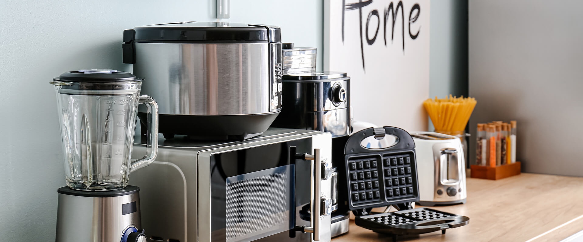 What kitchen appliances are used for cooking?