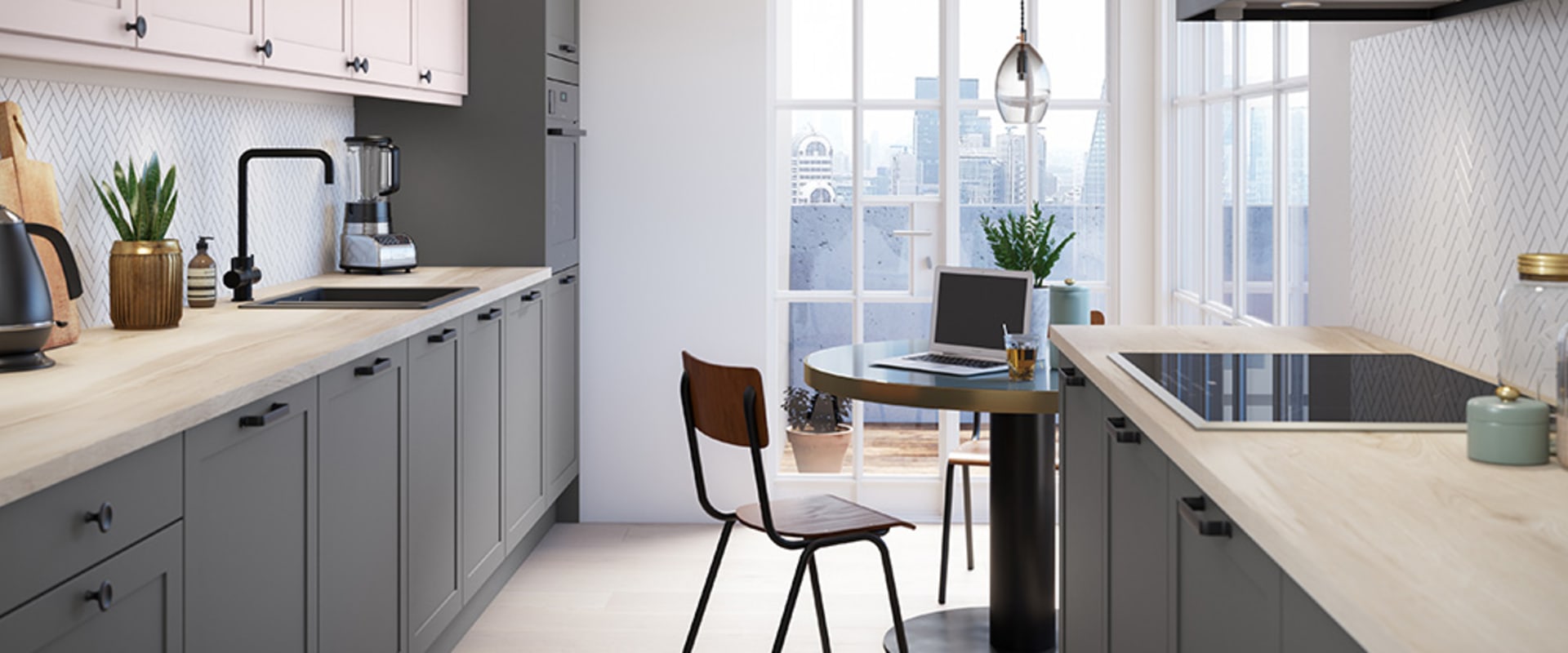 What are the three main appliances in a kitchen?