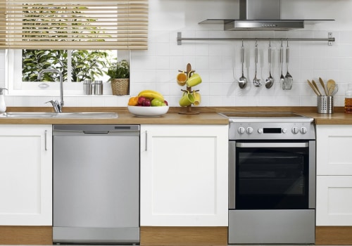 What are 4 large kitchen appliances that are commonly used?